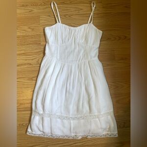Hollister white mini dress